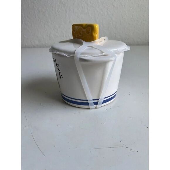 Rae Dunn Disney Ratatouille Remy Baking Dish With Cheese Wedge Lid Ceramic NEW - Picture 4 of 9